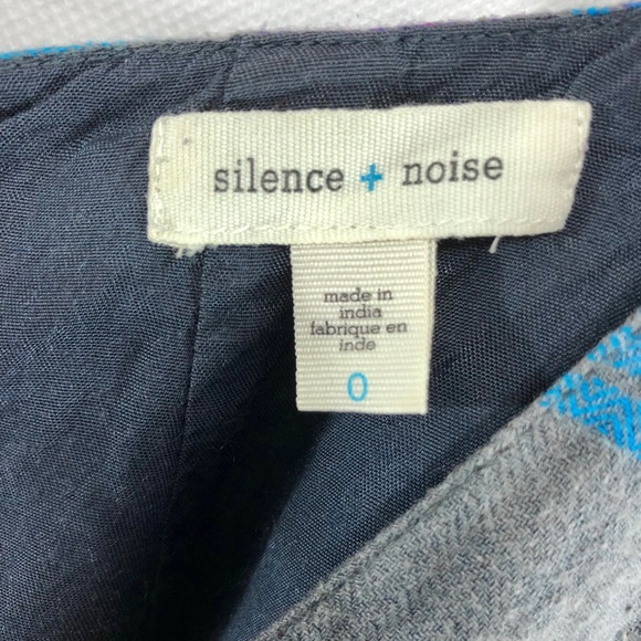 EUC Women's Silence + Noise Plaid Dress Size 0 - Picture 4 of 8